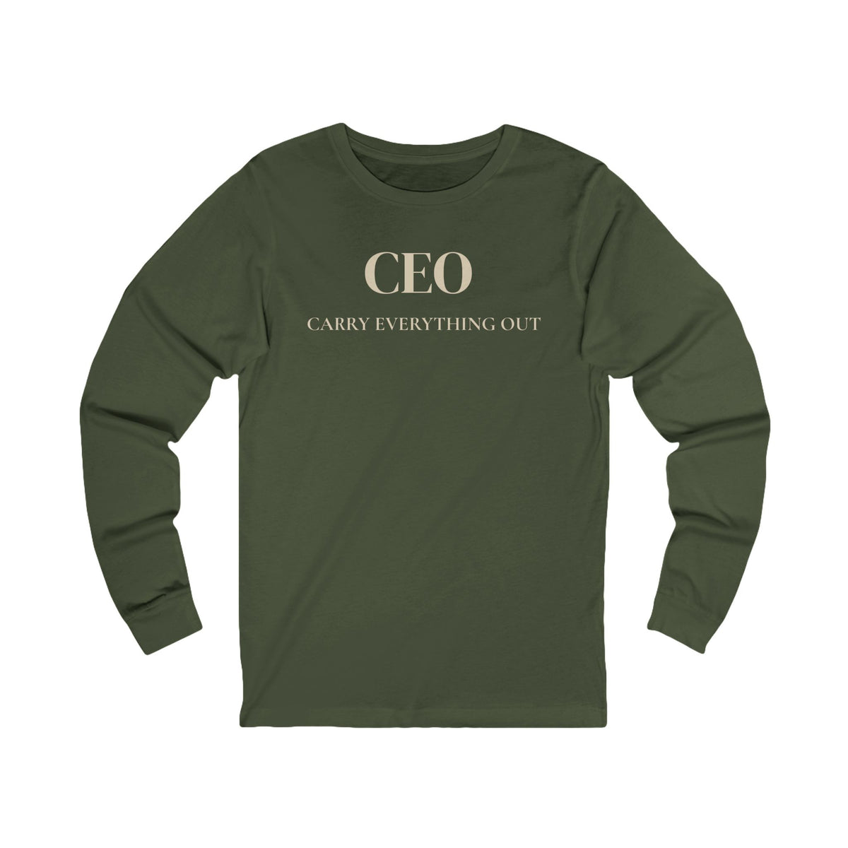 The Support Crew Long Sleeve Tee