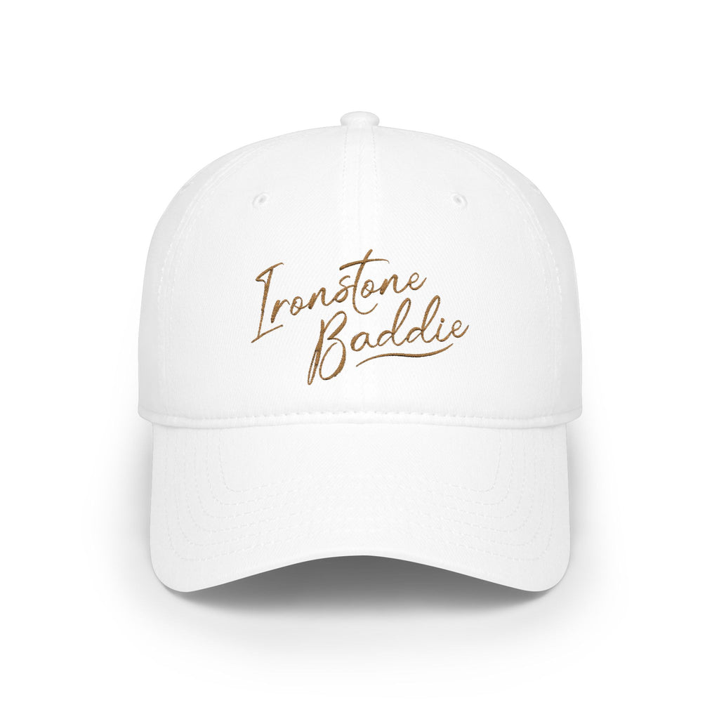 Embroidered Ironstone Baddie Baseball Cap