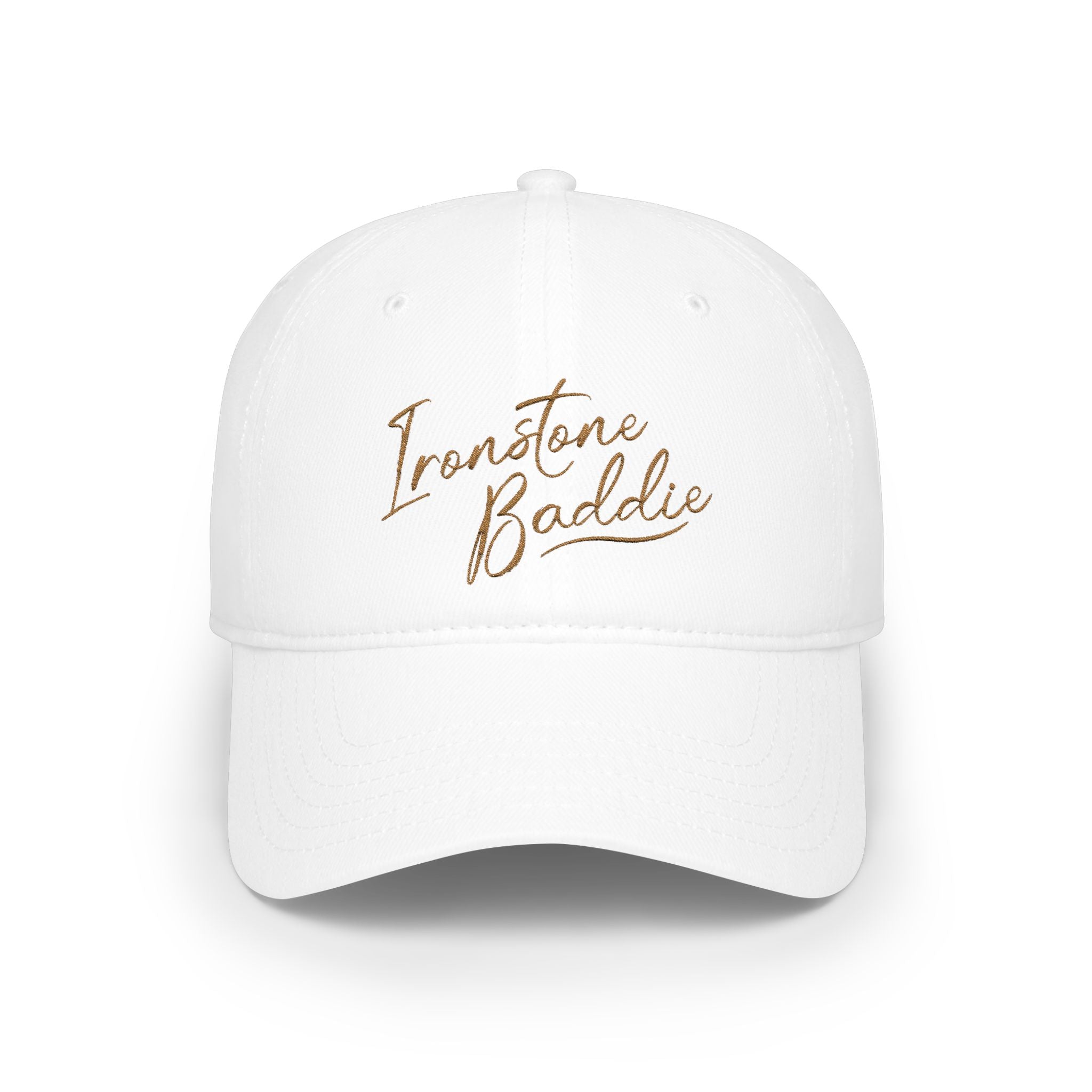 Embroidered Ironstone Baddie Baseball Cap