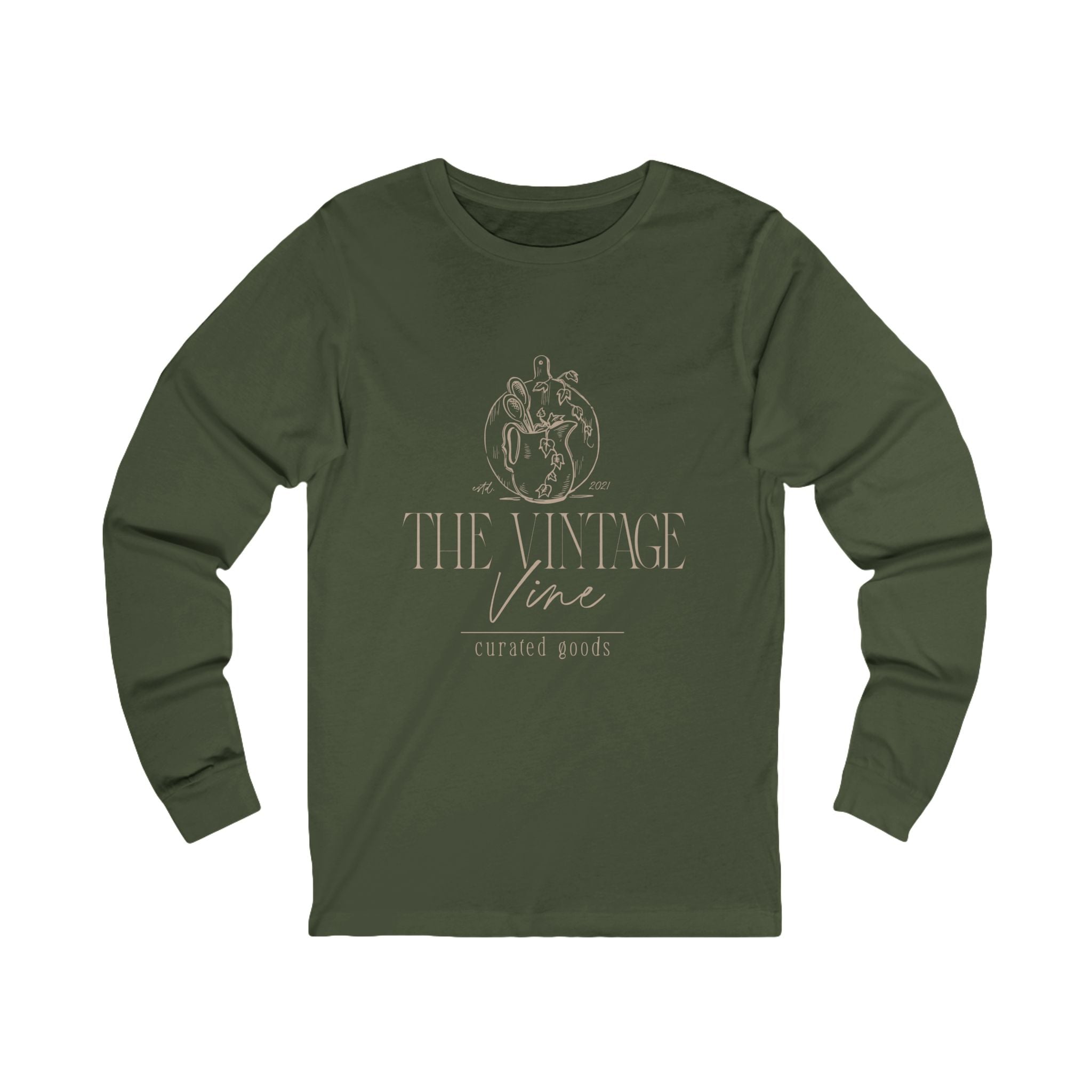 The Vintage Vine Long Sleeve Graphic Tee