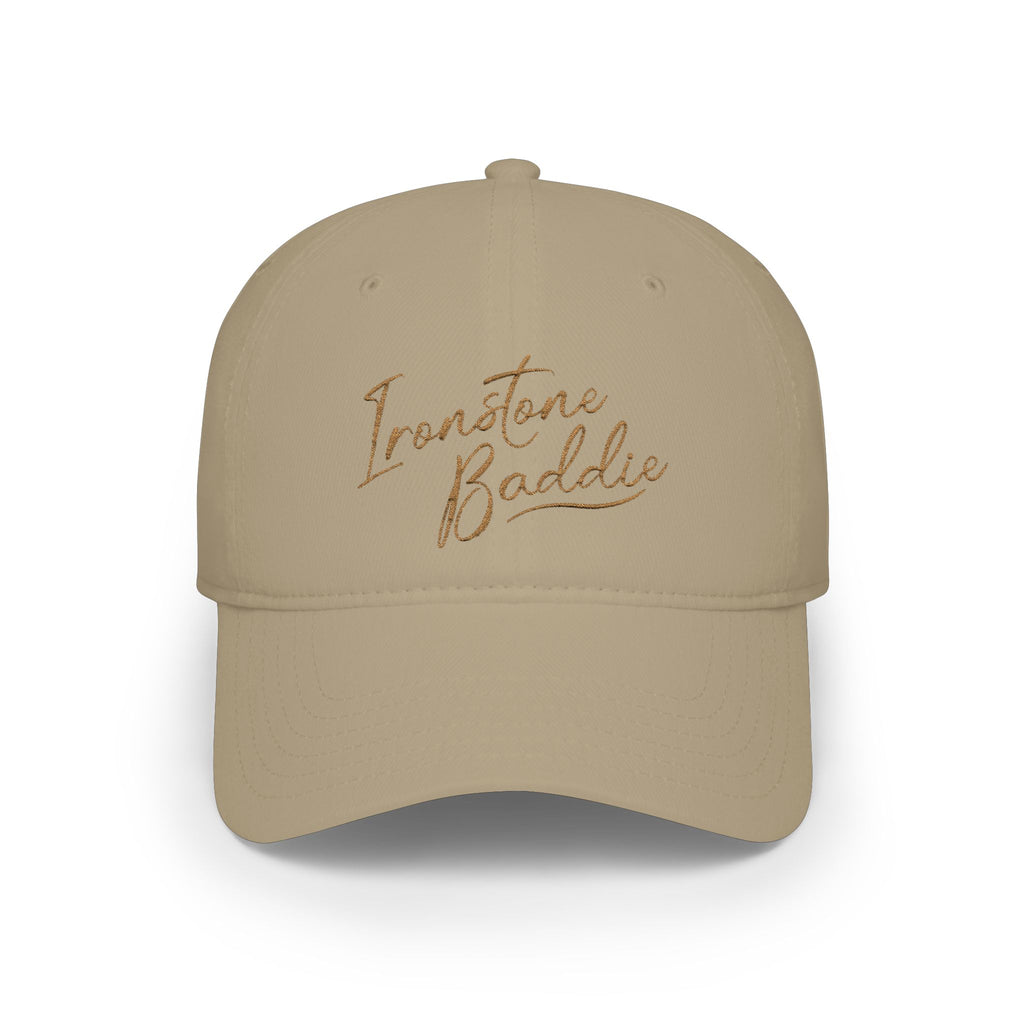 Embroidered Ironstone Baddie Baseball Cap
