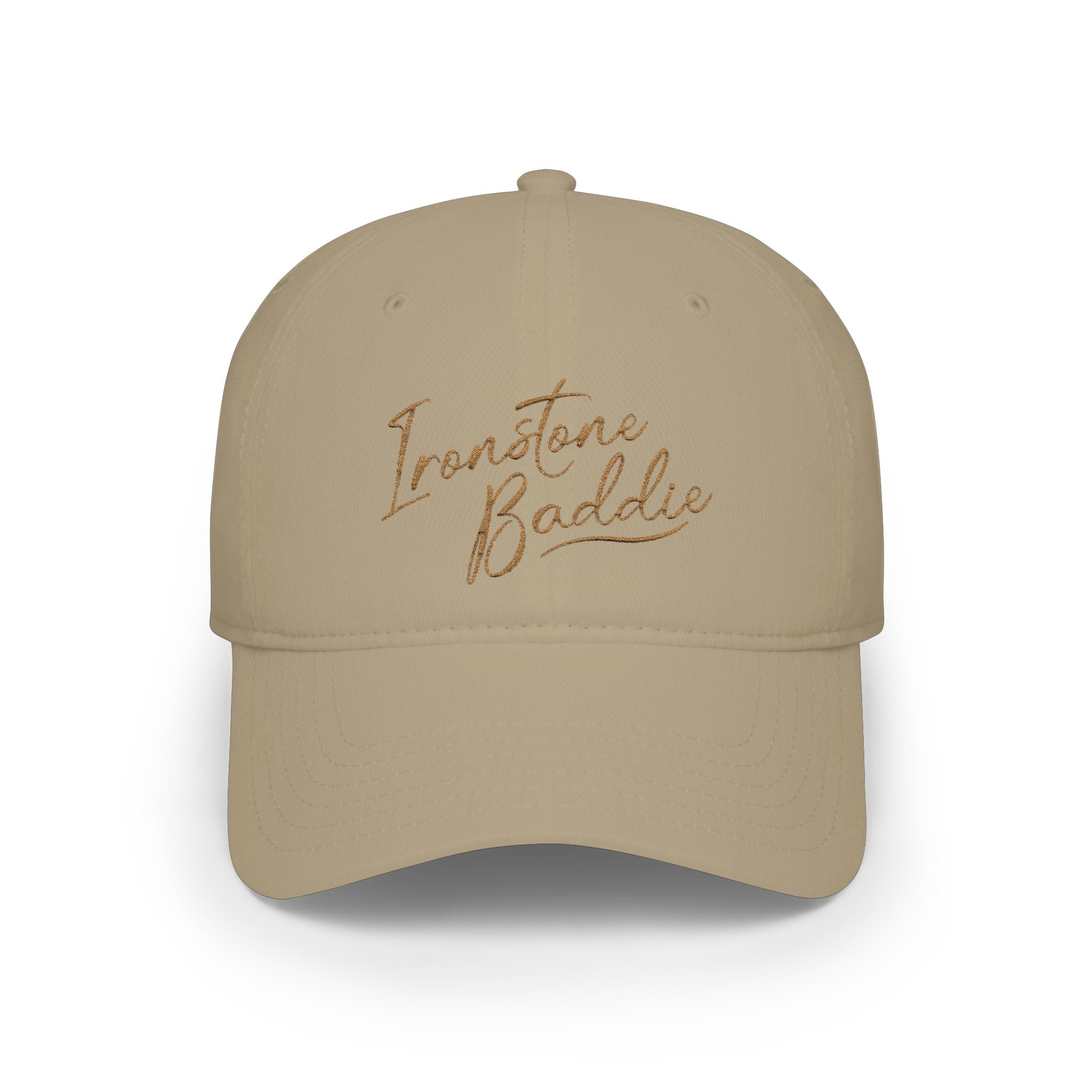 Embroidered Ironstone Baddie Baseball Cap