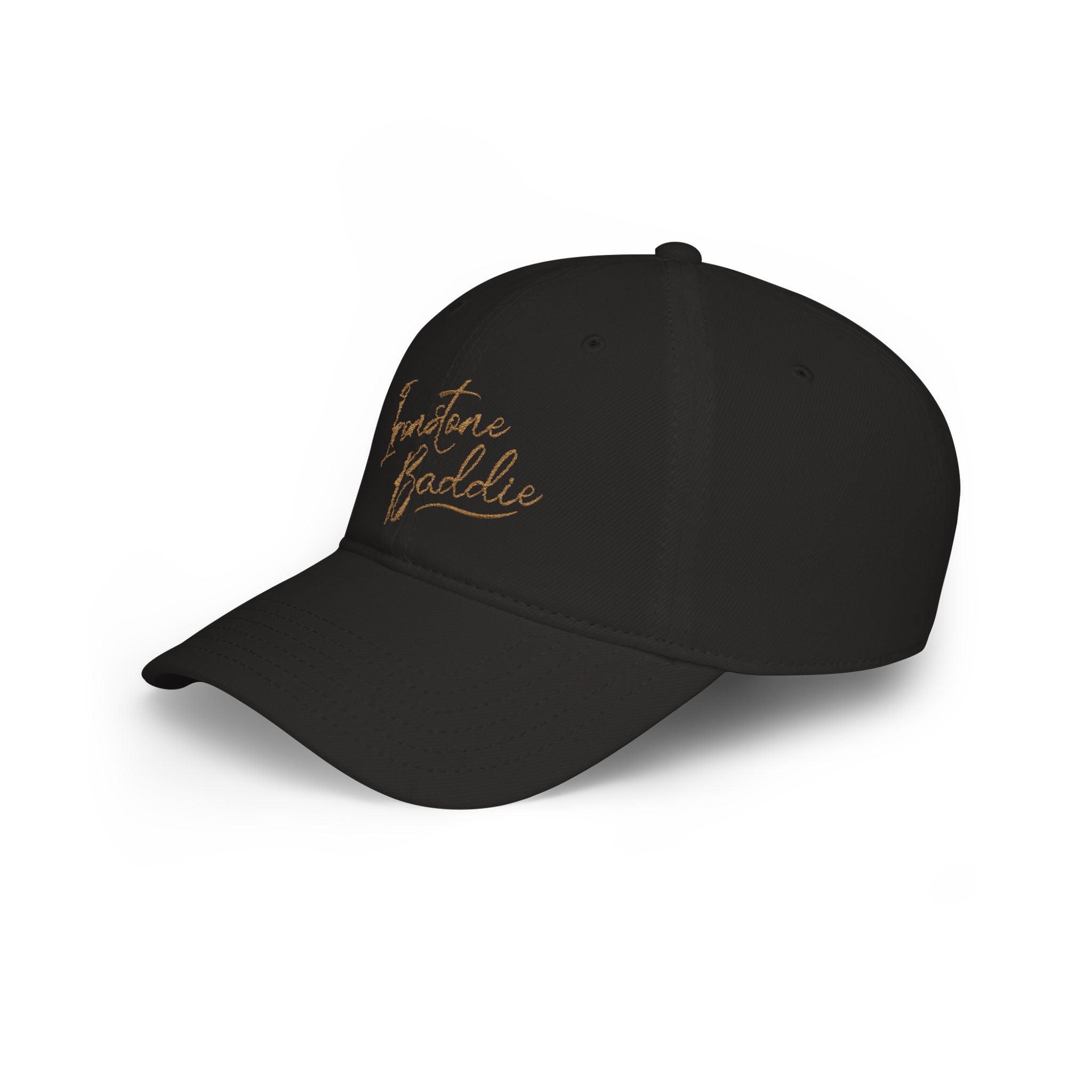Embroidered Ironstone Baddie Baseball Cap